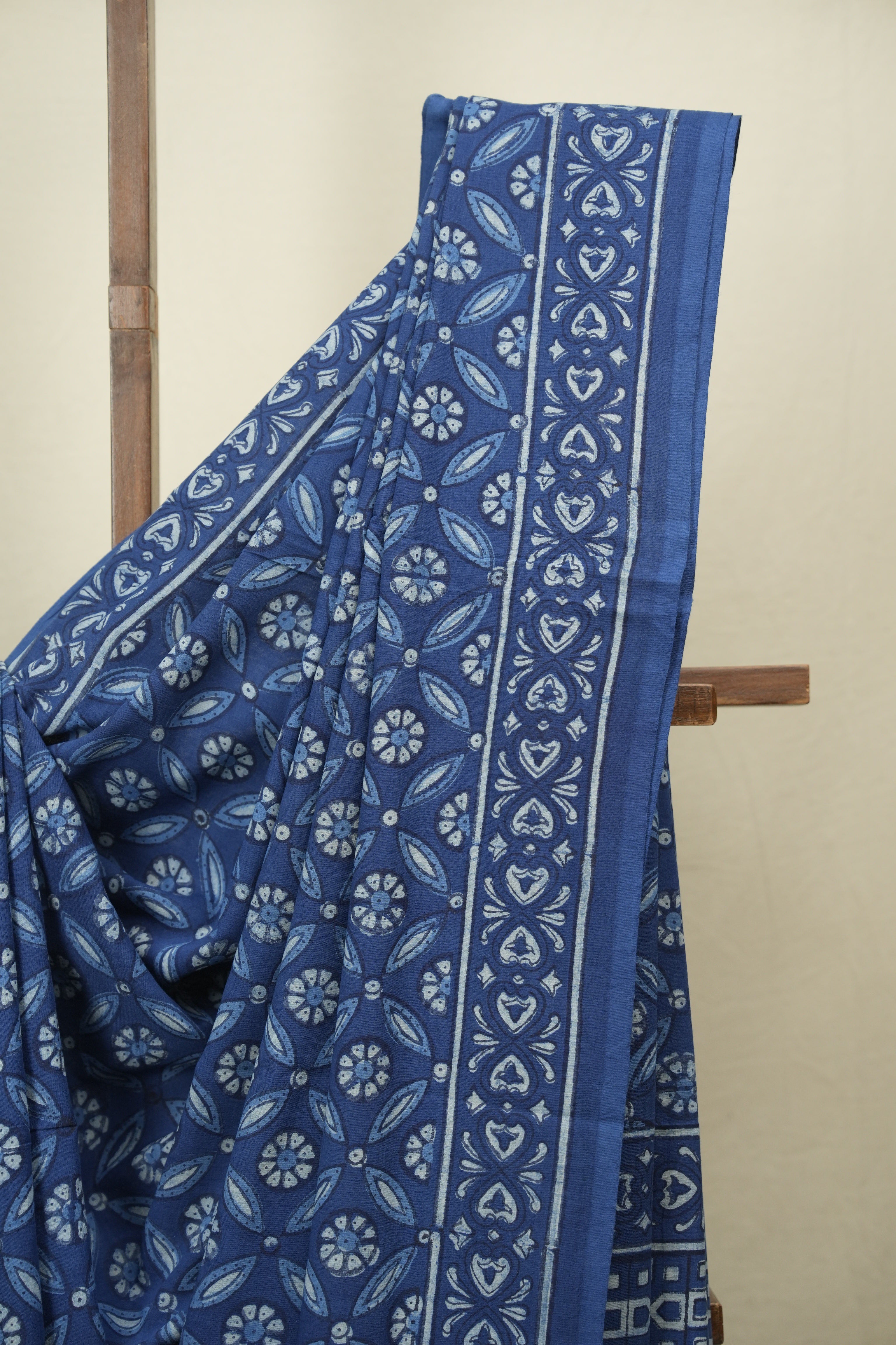 Blue HBP Cotton Saree - SRBCS3615