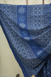 Blue HBP Cotton Saree - SRBCS3615
