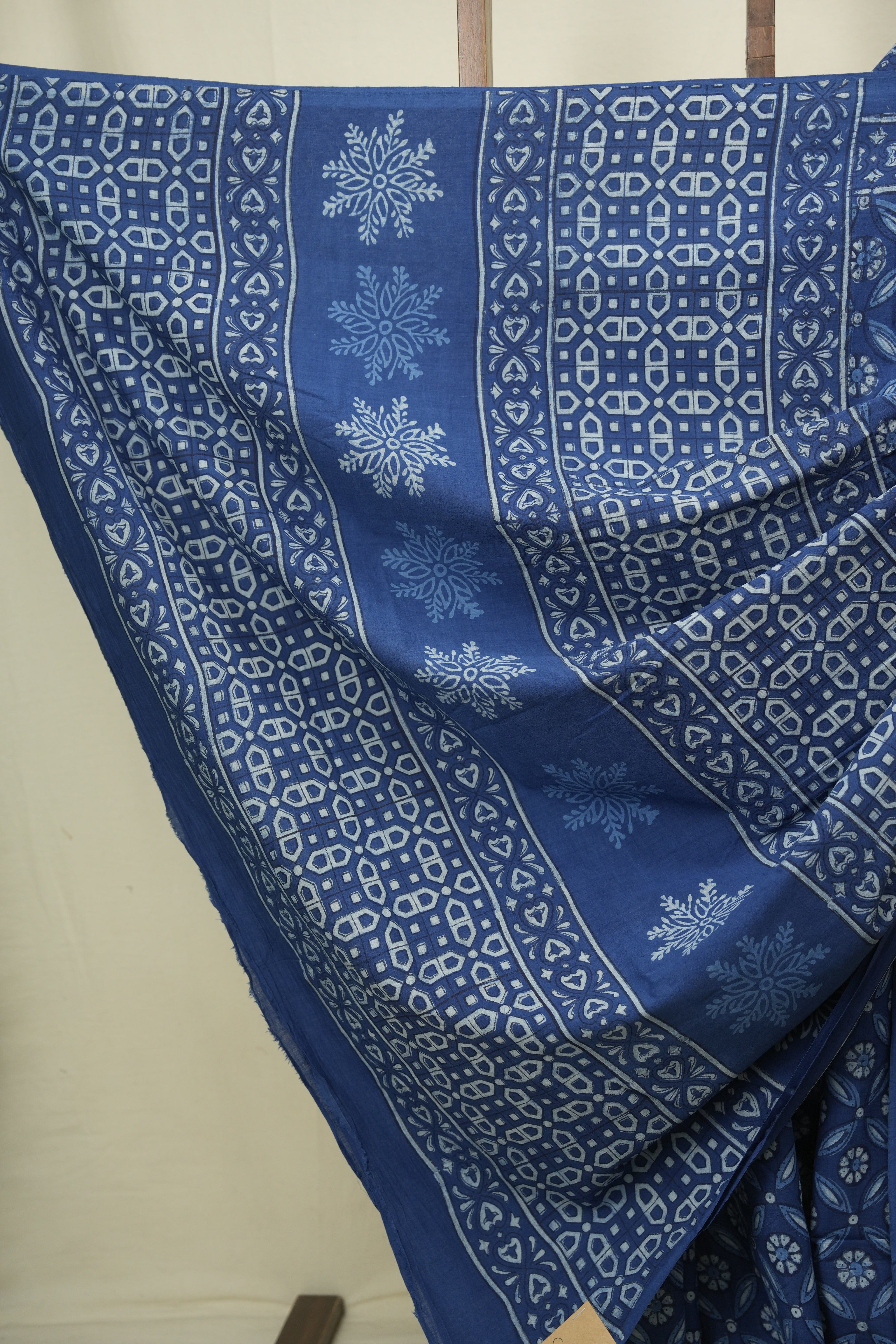 Blue HBP Cotton Saree - SRBCS3615