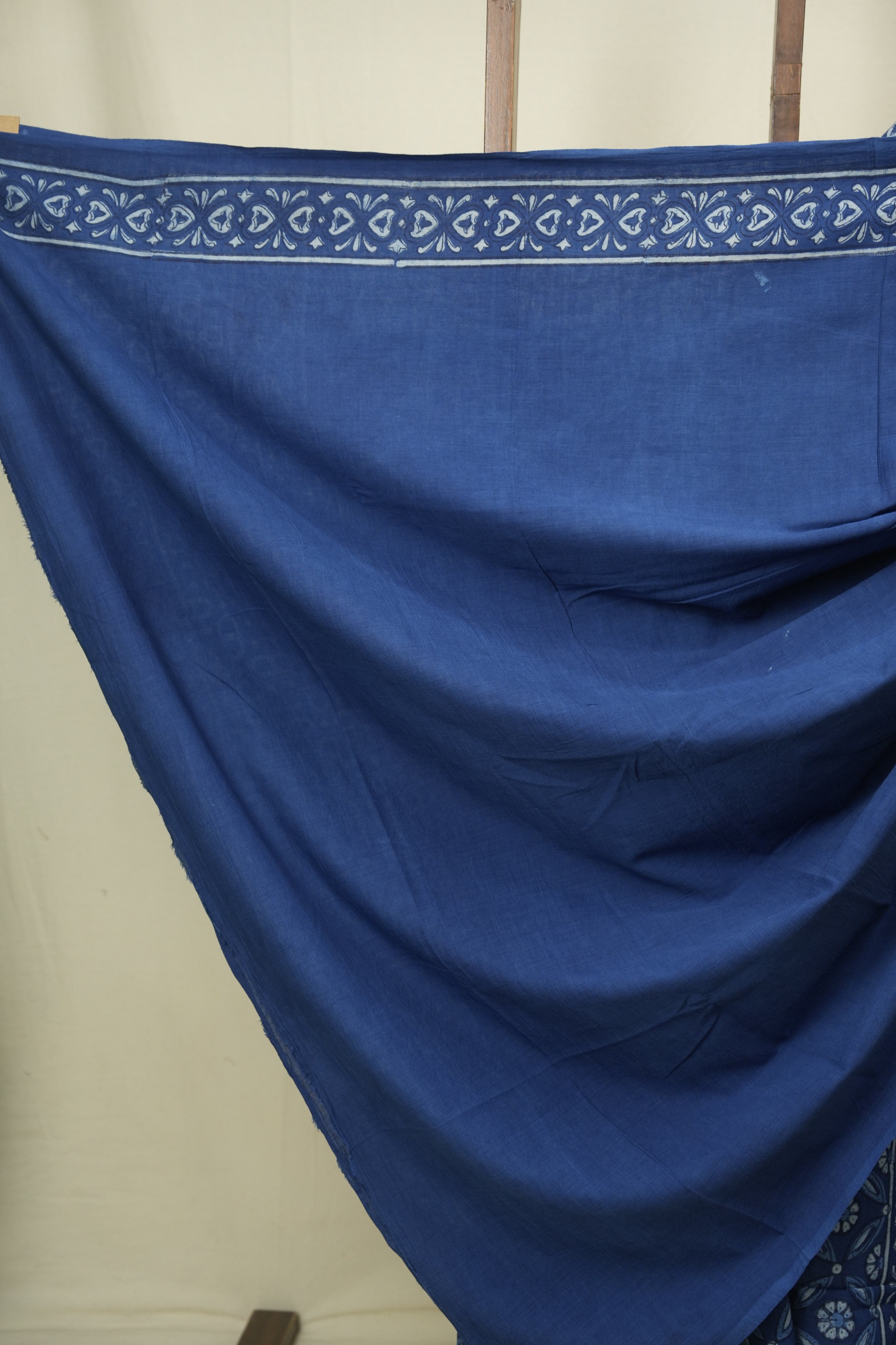 Blue HBP Cotton Saree - SRBCS3615