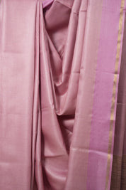 Pink Tussar Silk Saree - SRPTSS1586