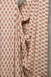 Cream HBP Cotton Saree - SRCCS3689