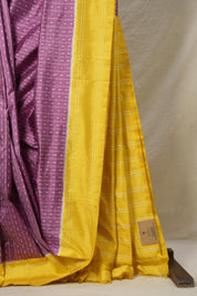 Onion Pink Pochampalli Silk Ikat Saree - SROPPSIS281
