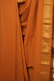 Orange Cotton Paithani Saree - SROCPS662