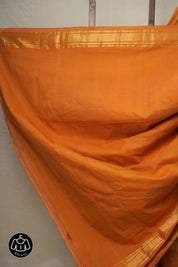 Orange Cotton Paithani Saree - SROCPS662