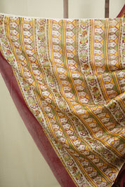 Maroon HBP Cotton Silk Saree With Chanderi Border - SRMCSS1741