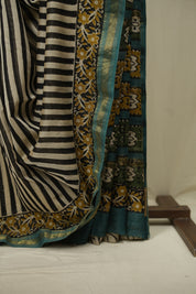 Cream HBP Cotton Silk Saree With Chanderi Border - SRCCSS1742