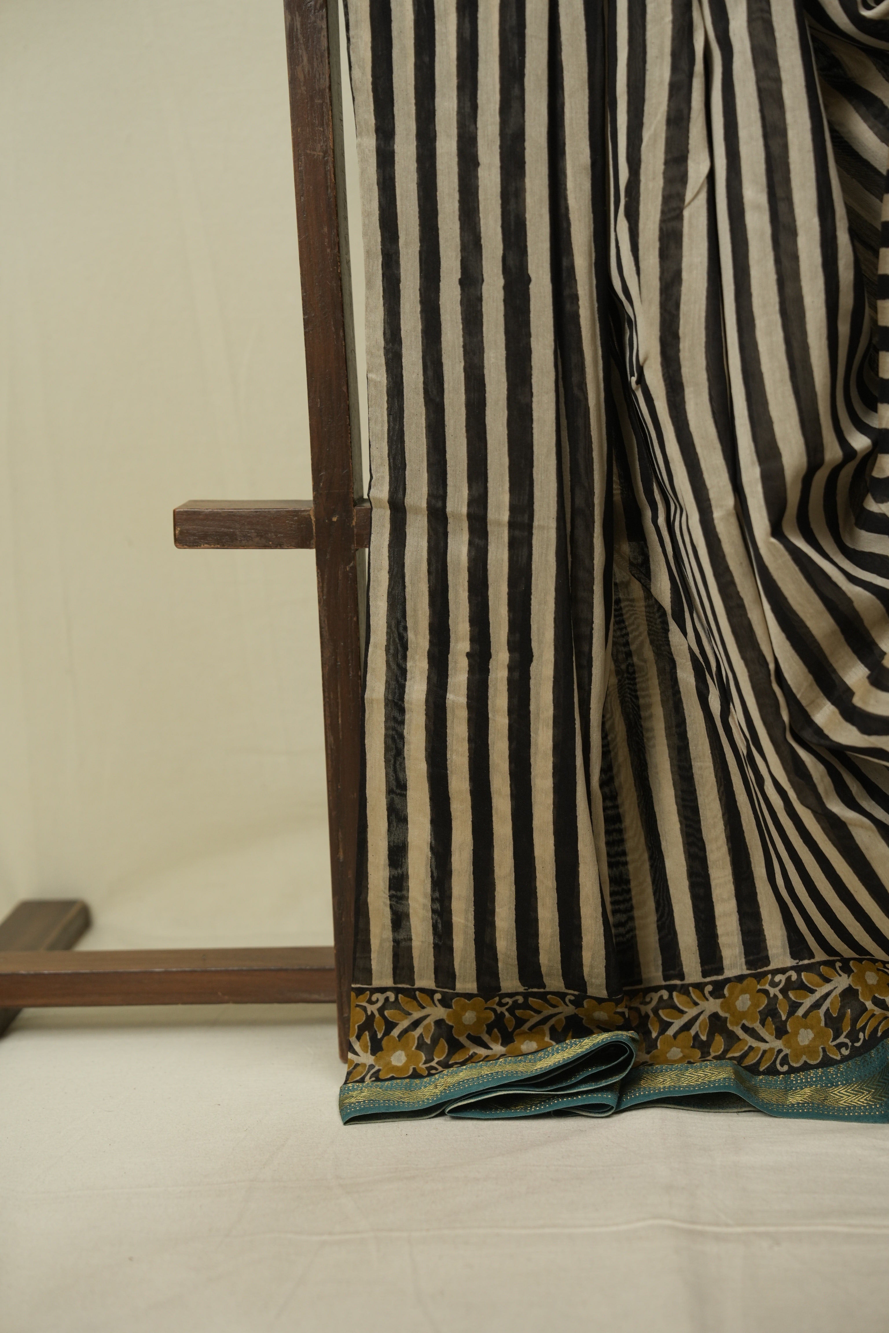 Cream HBP Cotton Silk Saree With Chanderi Border - SRCCSS1742