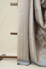 Powder Blue Tussar Silk Saree - SRPBTSS1644