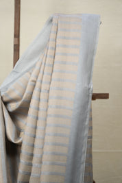 Powder Blue Tussar Silk Saree - SRPBTSS1644