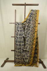 Cream HBP Cotton Silk Saree With Chanderi Border - SRCCSS1744