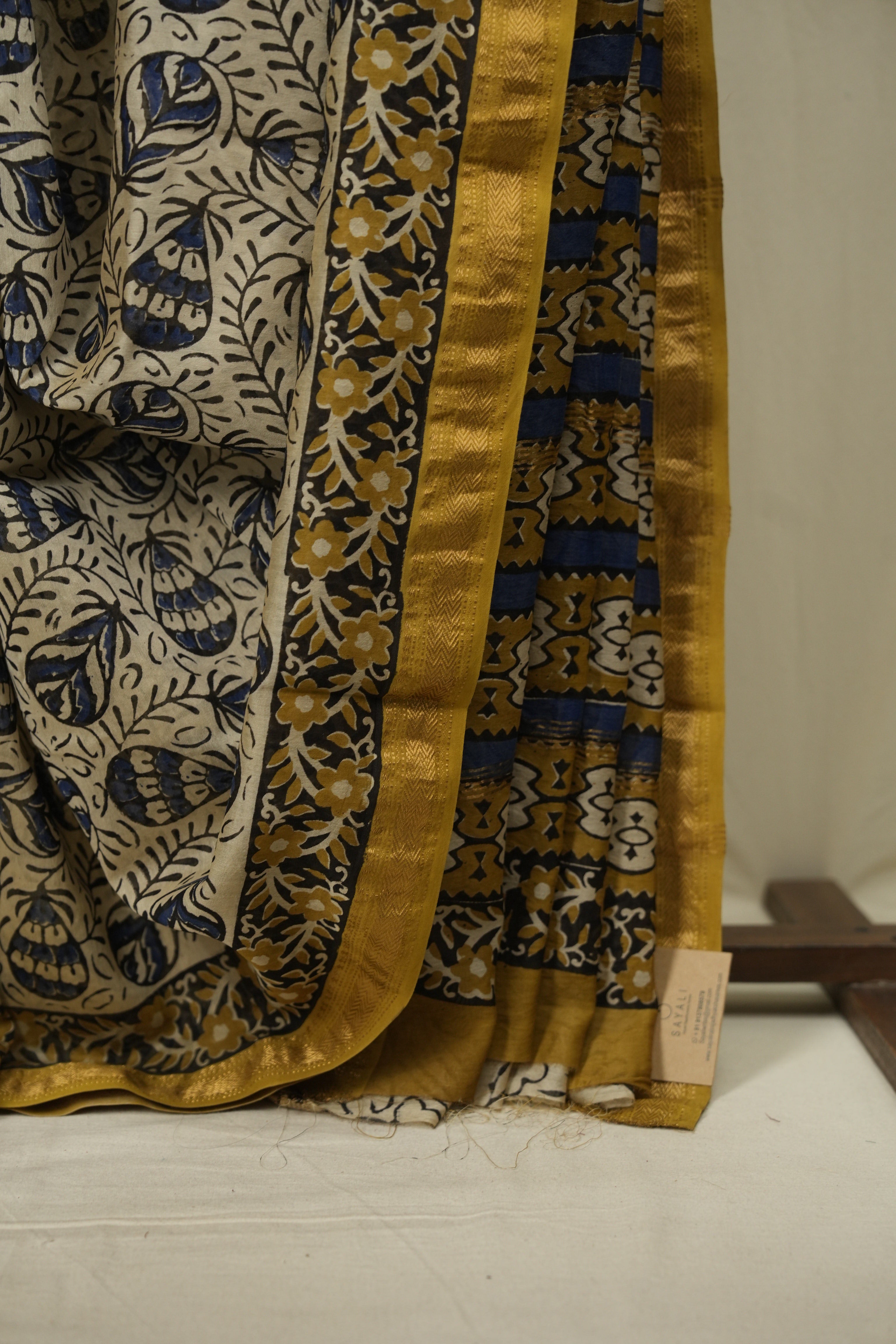 Cream HBP Cotton Silk Saree With Chanderi Border - SRCCSS1744