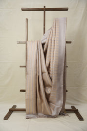 Beige Gold Tussar Silk Saree - SRBGTSS1645