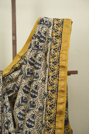 Cream HBP Cotton Silk Saree With Chanderi Border - SRCCSS1744