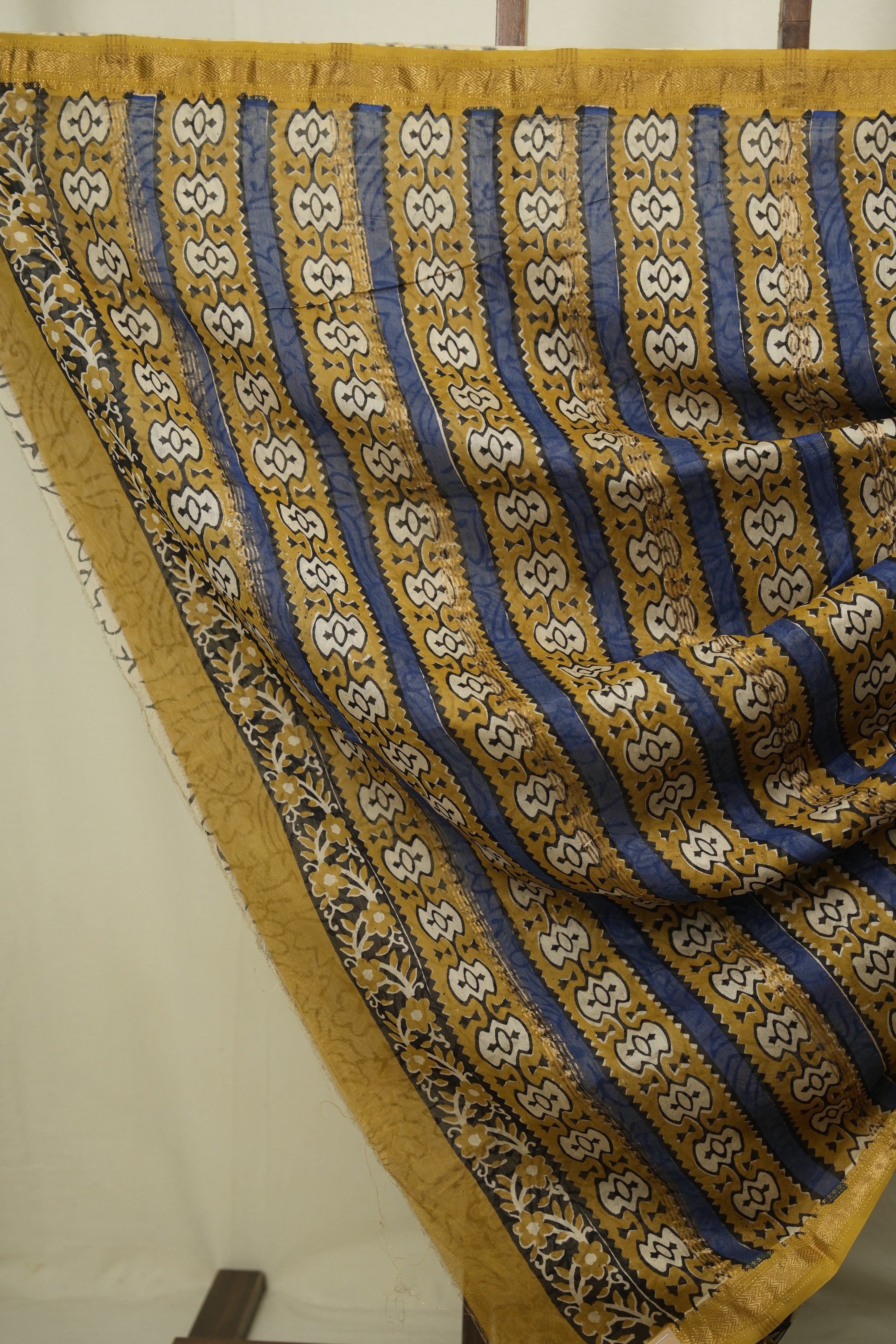 Cream HBP Cotton Silk Saree With Chanderi Border - SRCCSS1744