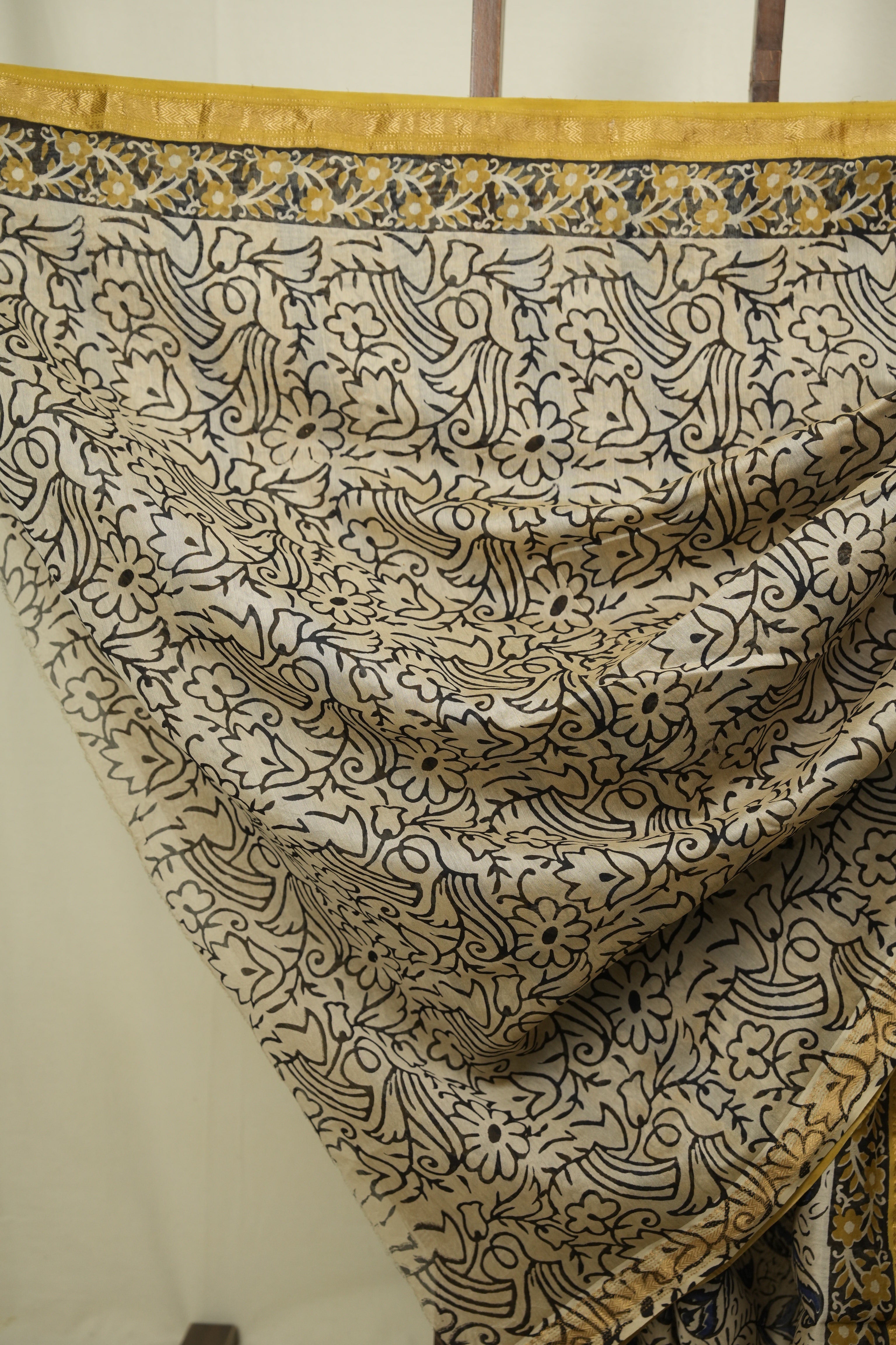 Cream HBP Cotton Silk Saree With Chanderi Border - SRCCSS1744