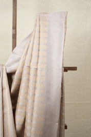 Beige Gold Tussar Silk Saree - SRBGTSS1645