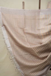 Beige Gold Tussar Silk Saree - SRBGTSS1645