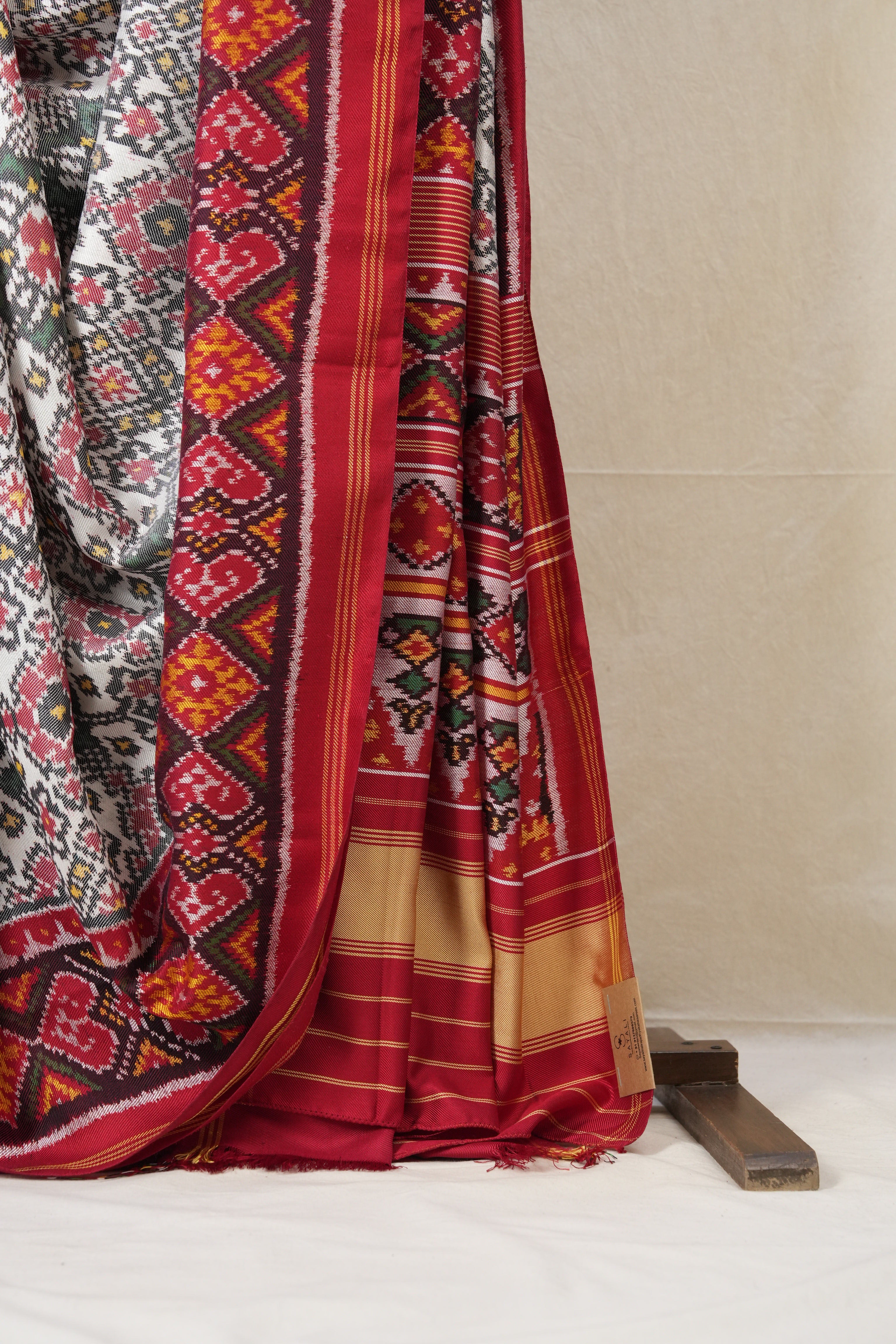 Maroon Rajkot Patola Silk Saree - SRMRPSS462