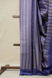Blue Tussar Silk Saree - SRBTSS1642