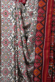 Maroon Rajkot Patola Silk Saree - SRMRPSS462