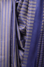 Blue Tussar Silk Saree - SRBTSS1642