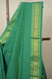 Green Cotton Paithani Saree - SRGCPS661