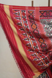 Maroon Rajkot Patola Silk Saree - SRMRPSS462