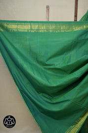Green Cotton Paithani Saree - SRGCPS661