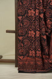 Brick HBP Cotton Saree - SRBCS3652