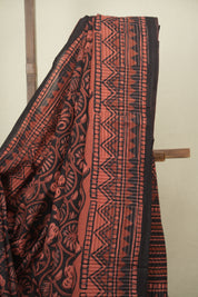 Brick HBP Cotton Saree - SRBCS3652