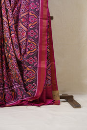 Pink Rajkot Patola Silk Saree - SRPRPSS460