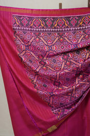 Pink Rajkot Patola Silk Saree - SRPRPSS460