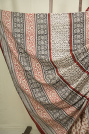 Cream HBP Cotton Saree - SRCCS3674