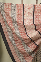 Cream HBP Cotton Saree - SRCCS3675