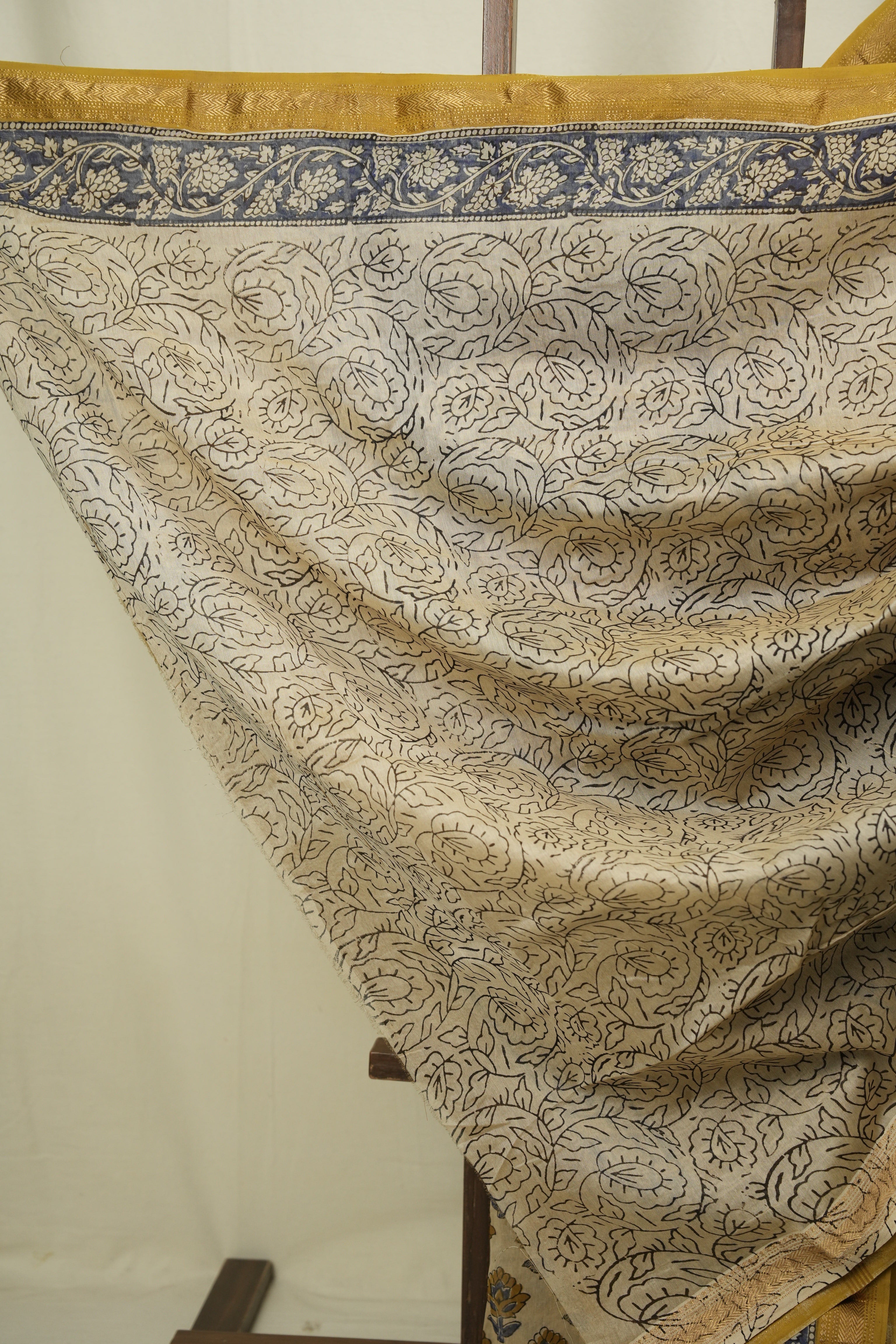 Cream HBP Cotton Silk Saree With Chanderi Border - SRCCSS1763