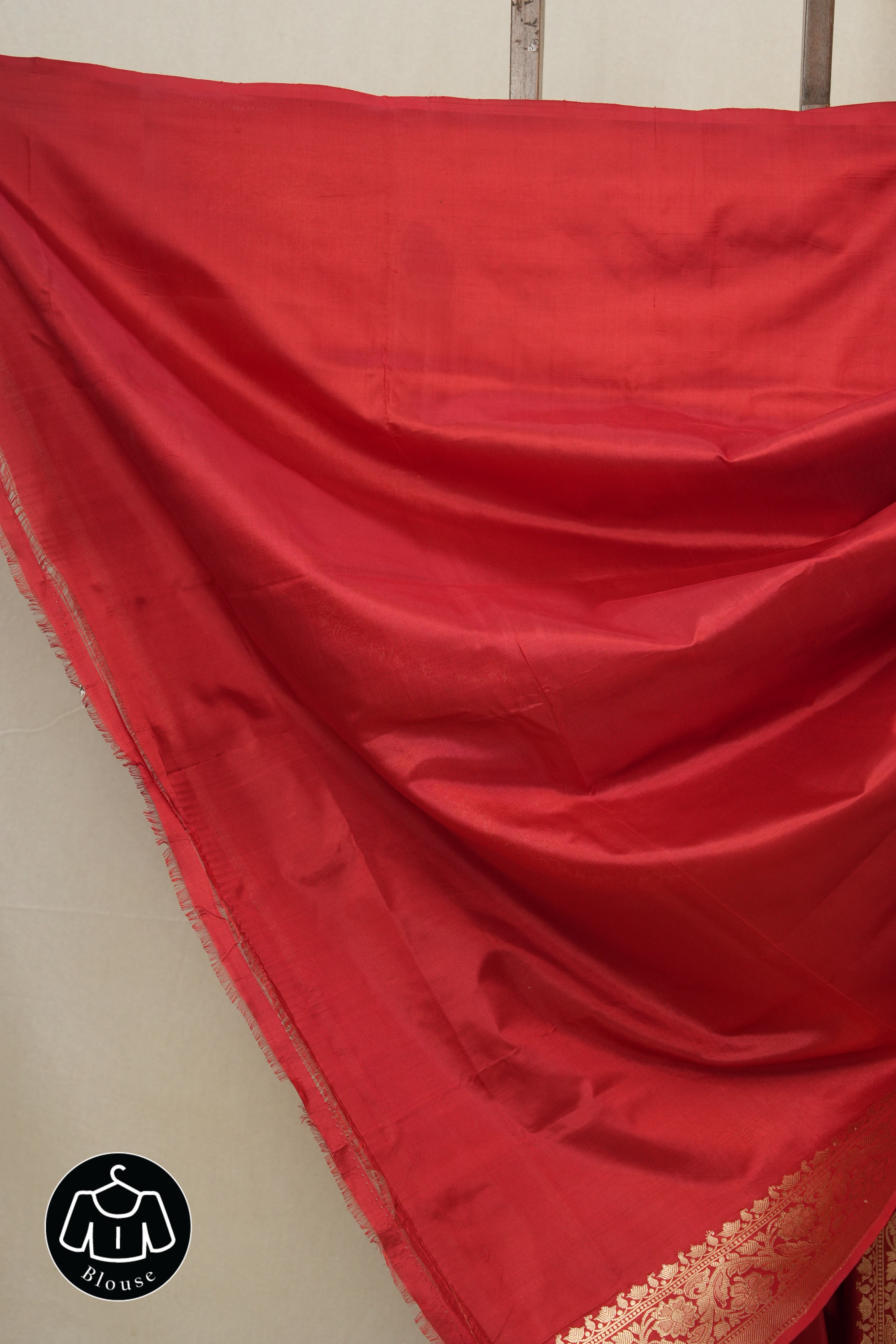 Red Banarasi Silk Saree - SRRBSS733