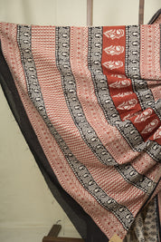 Cream HBP Cotton Saree - SRCCS3673