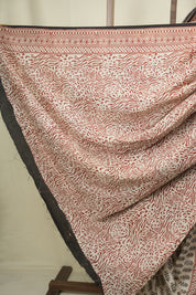 Cream HBP Cotton Saree - SRCCS3673