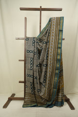 Cream HBP Cotton Silk Saree With Chanderi Border - SRCCSS1765