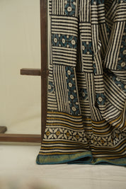 Cream HBP Cotton Silk Saree With Chanderi Border - SRCCSS1765