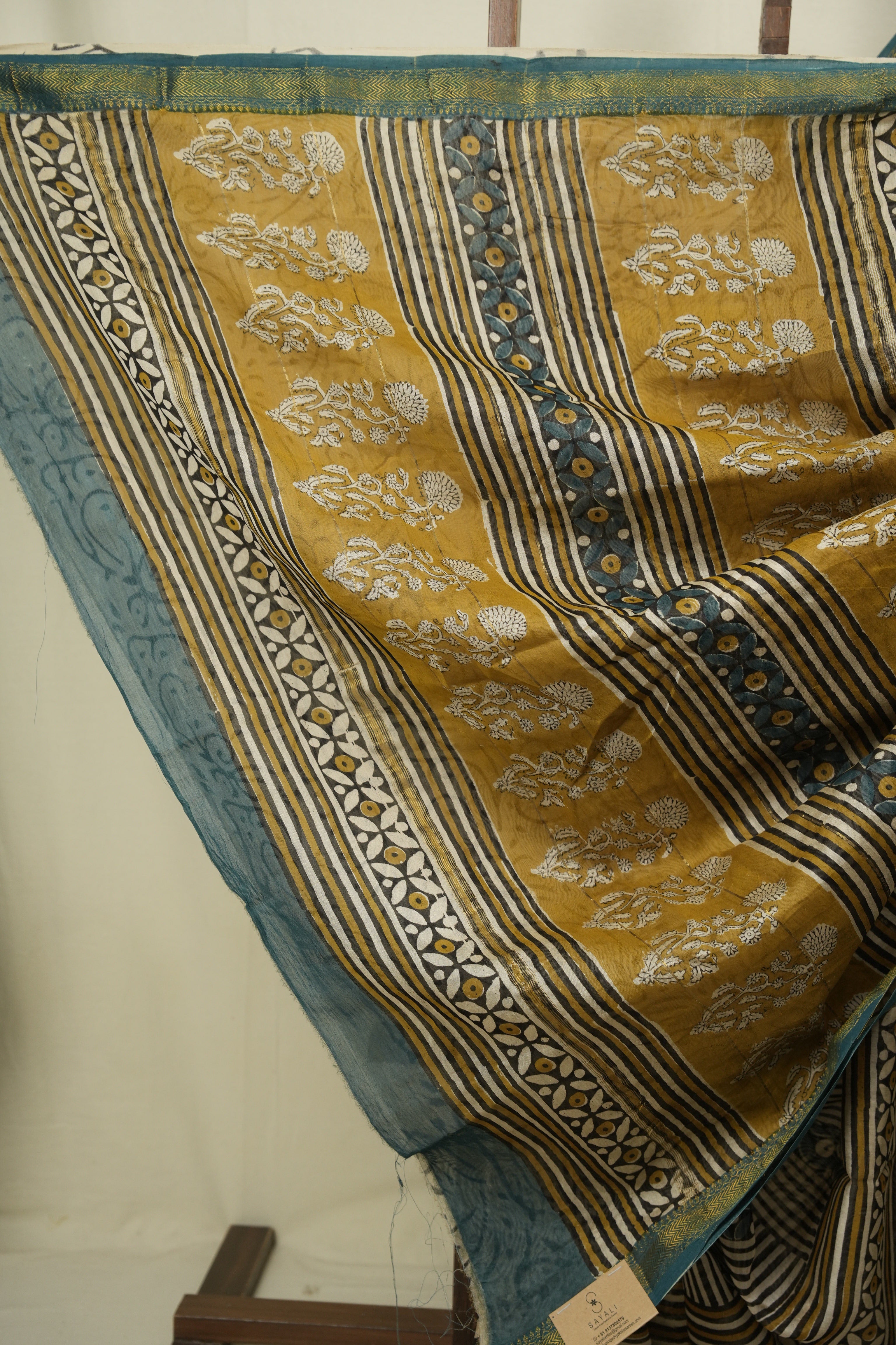 Cream HBP Cotton Silk Saree With Chanderi Border - SRCCSS1765