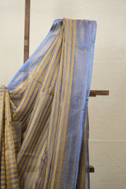 Aqua Gold Tissue Tussar Silk Saree - SRAGTTSS568