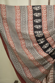 Cream HBP Cotton Saree - SRCCS3672
