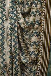 Cream HBP Cotton Silk Saree With Chanderi Border - SRCCSS1767
