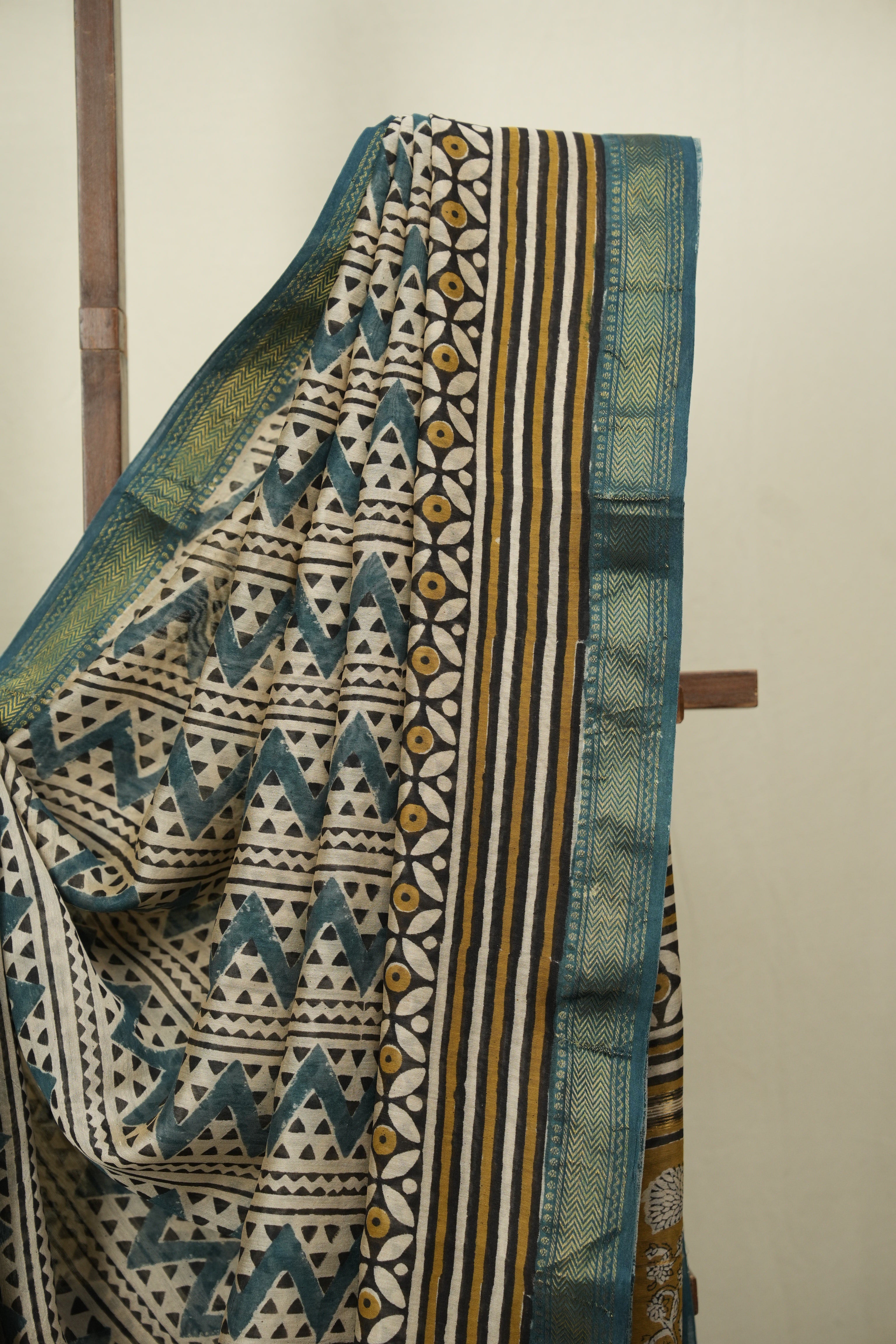Cream HBP Cotton Silk Saree With Chanderi Border - SRCCSS1767