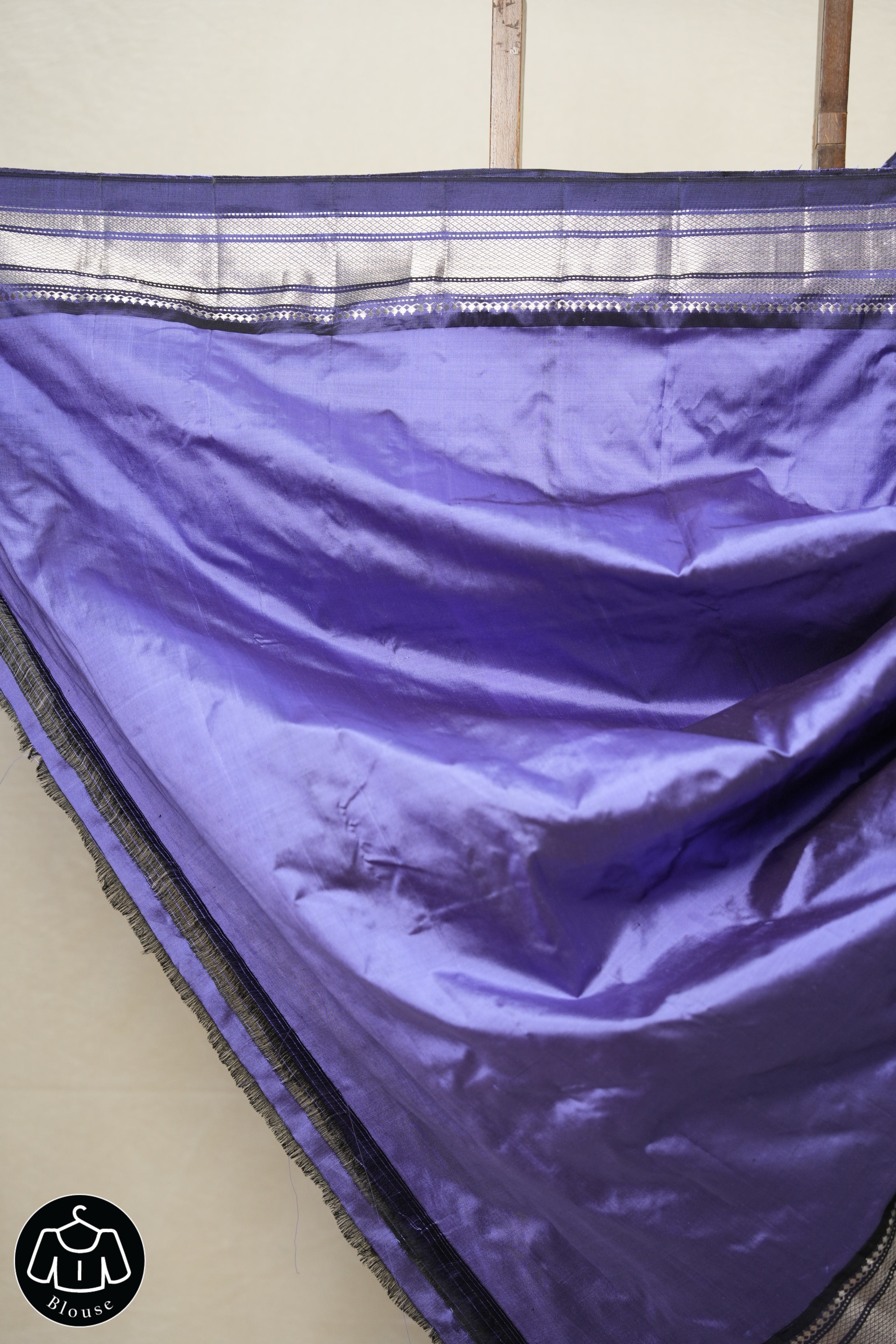 Lavender Silk Paithani Saree - SRLSPS755