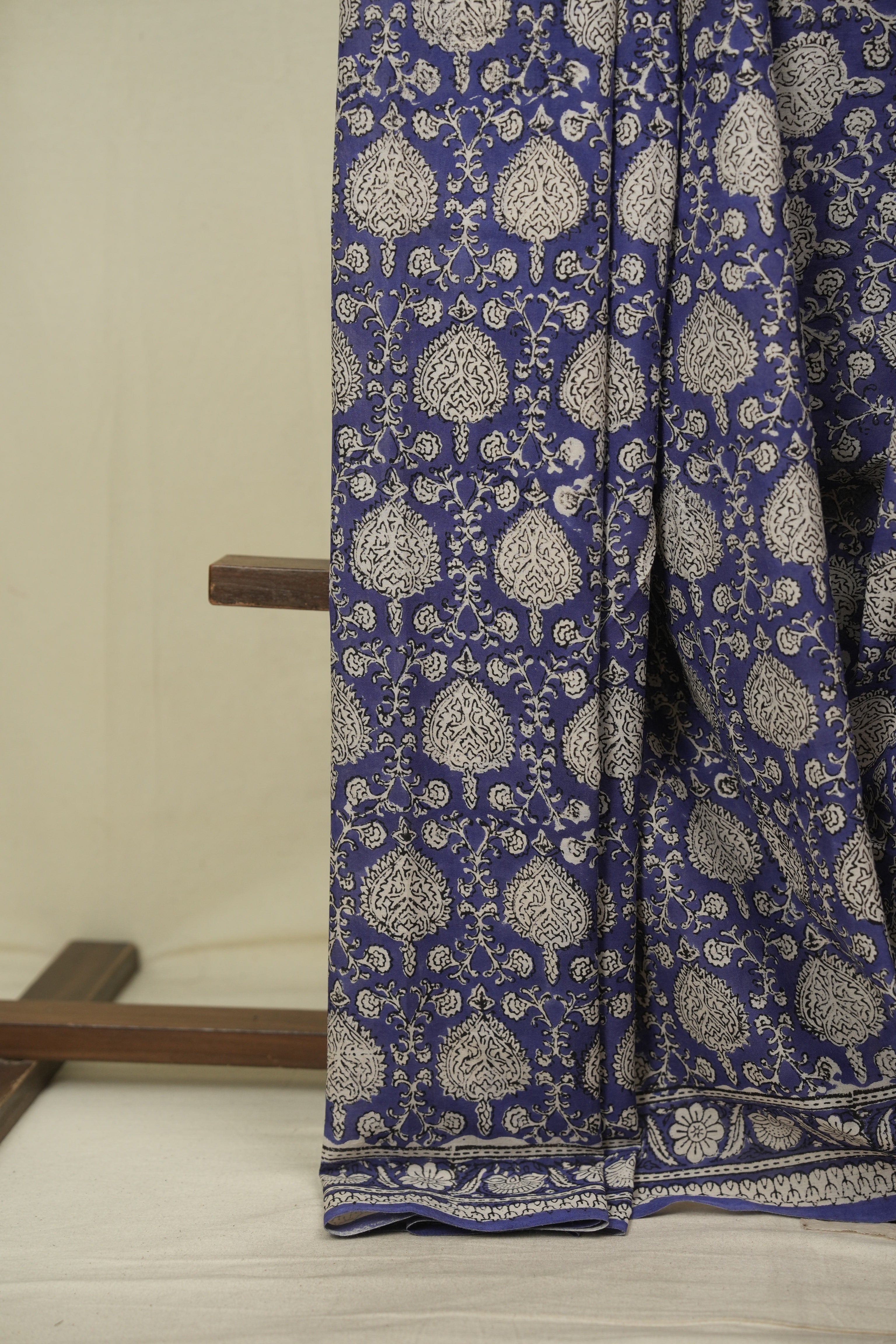 Blue HBP Cotton Saree - SRBCS3691