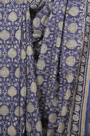 Blue HBP Cotton Saree - SRBCS3691