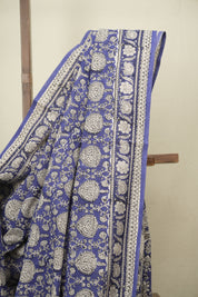 Blue HBP Cotton Saree - SRBCS3691